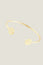 ASHIANA Penelope Bangle | Gold