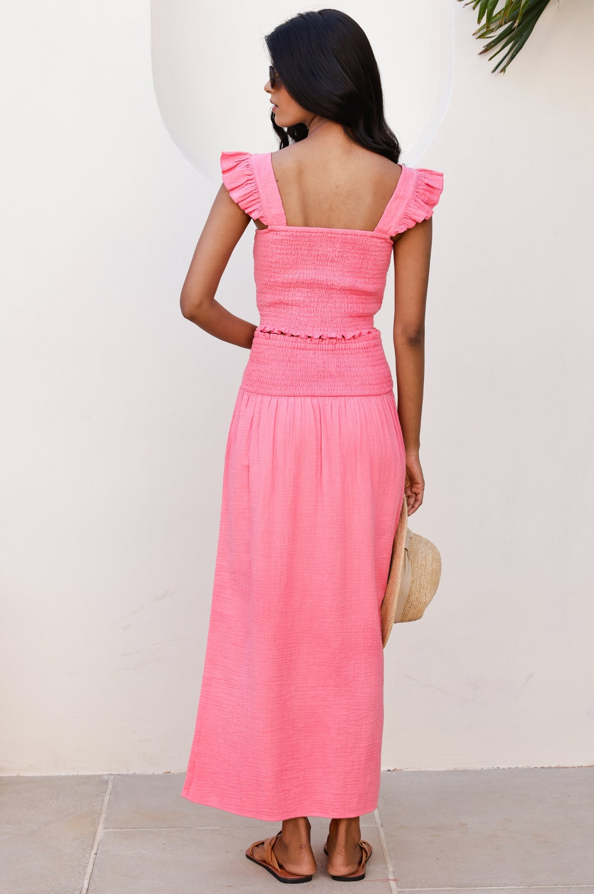 Aspiga Ladies Sustainable Brady Cheesecloth Skirt Cotton Summer