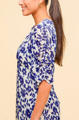 Ellery Dress | Blossom Cream/Navy