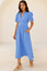 Esha Cheesecloth Dress | Cornflower