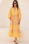 Martha Organic Cotton Mix Print Dress | Dianthus Print Yellow/White