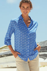 Cecilia Shirt | Blue/White