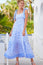 Tabitha Maxi Dress | Pineapple White/Blue