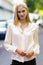 Frill Detail Satin Blouse | Champagne