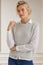 Alpaca Blend Knitted Tank | Grey