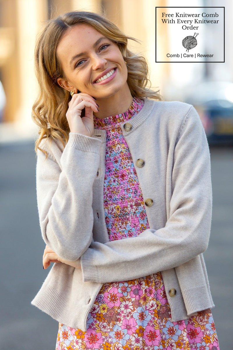 Oatmeal on sale coloured cardigan