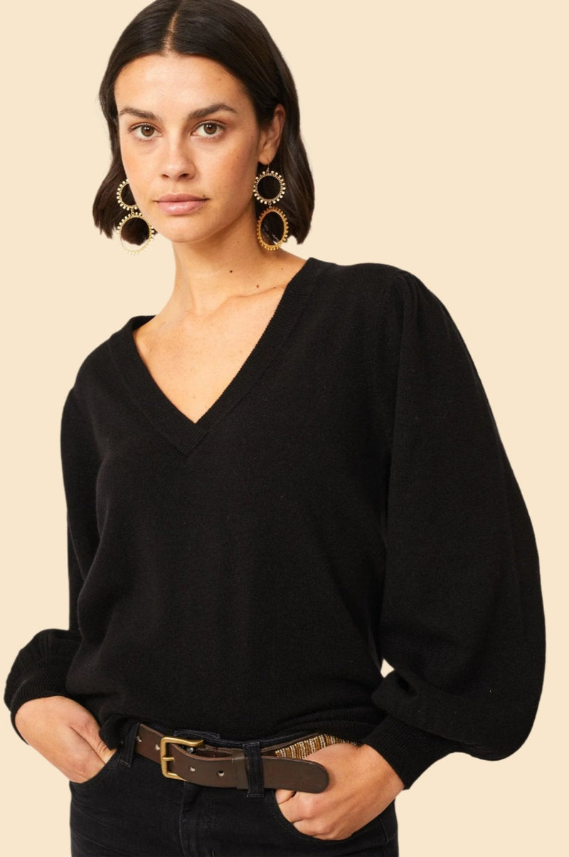 Sweater Designer Black V Neck Jumpers ASOS DESIGN Essential Muscle