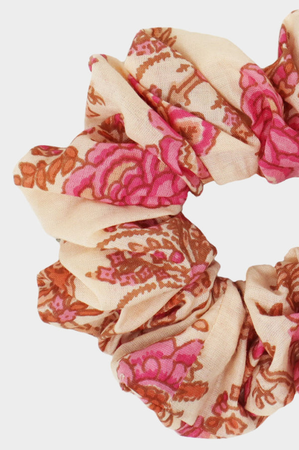 Scrunchie | Fancy Floral Pink/Coral