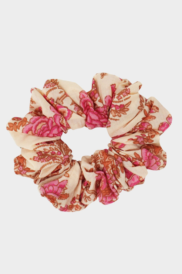 Scrunchie | Fancy Floral Pink/Coral