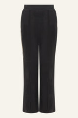 Ponte Trousers | Black/Taupe