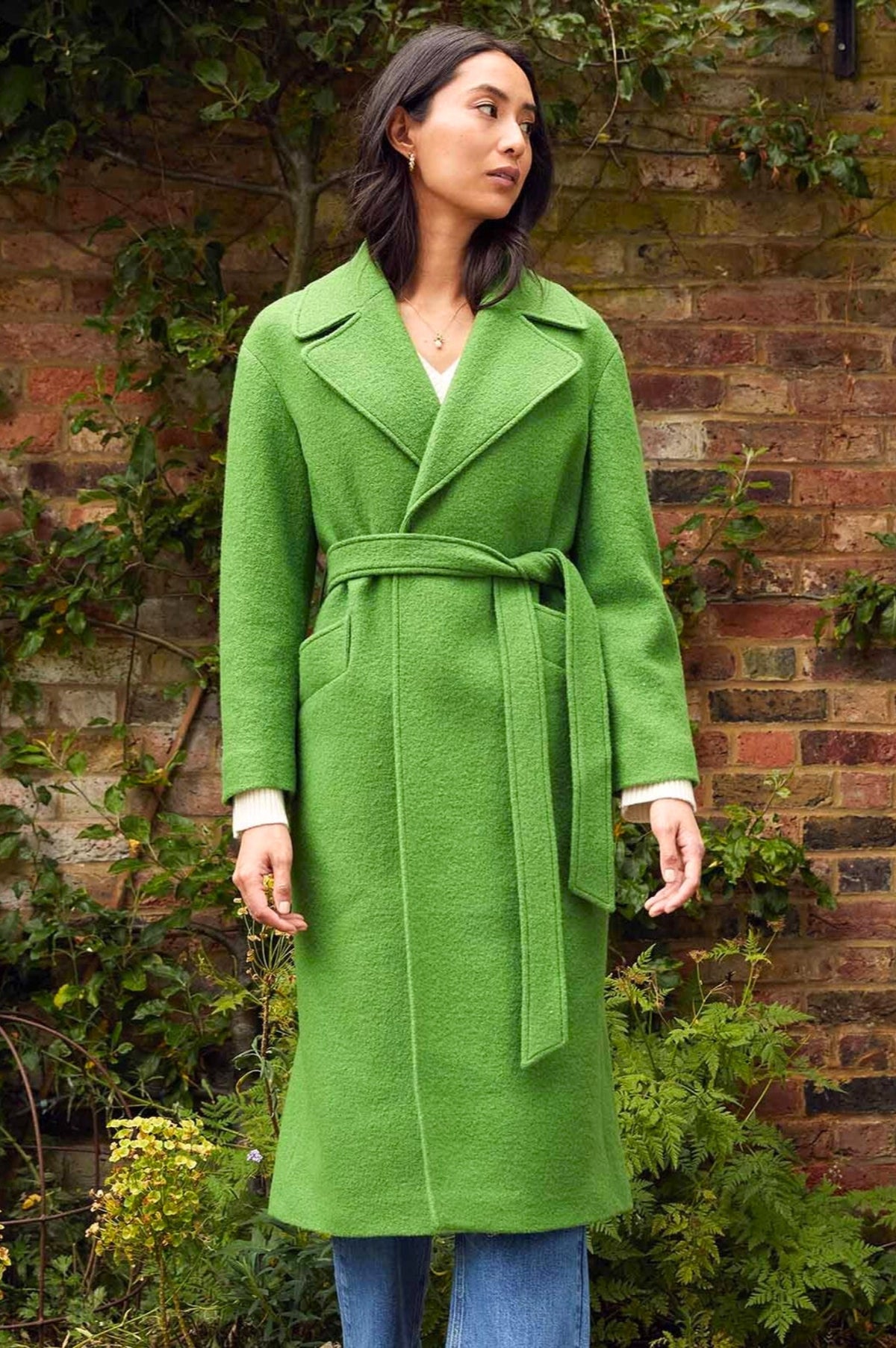 Green Wool Ladies Overcoats Wool Green Wool Ladies Long Wool