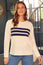 Merino Wool Cali Jumper | Cream/Navy