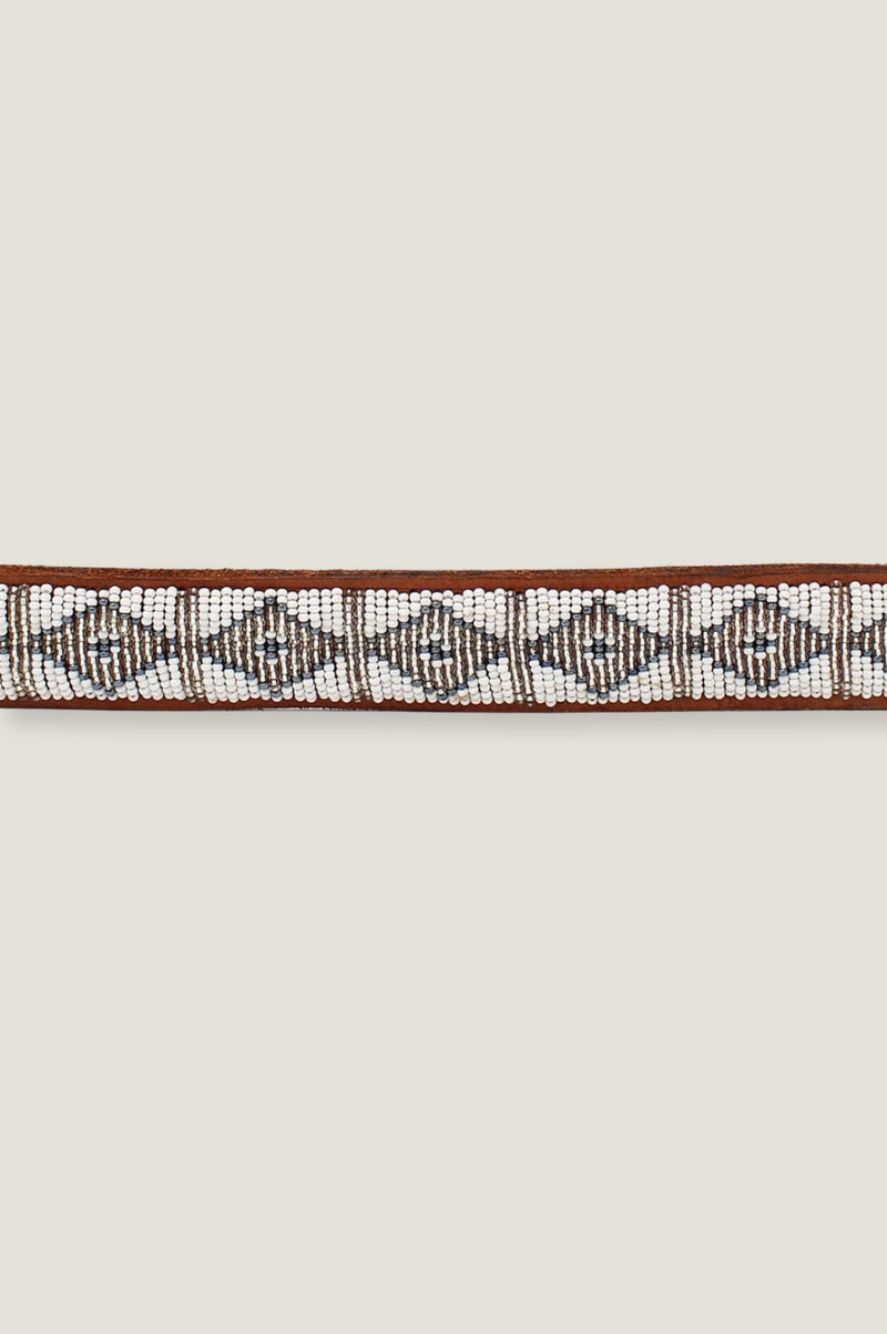 Aspiga Sustainable Leather Glass Beads Handmade Kenyan Maasai Belt ...