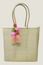 Bombon Medium Tote | Bone/Gold