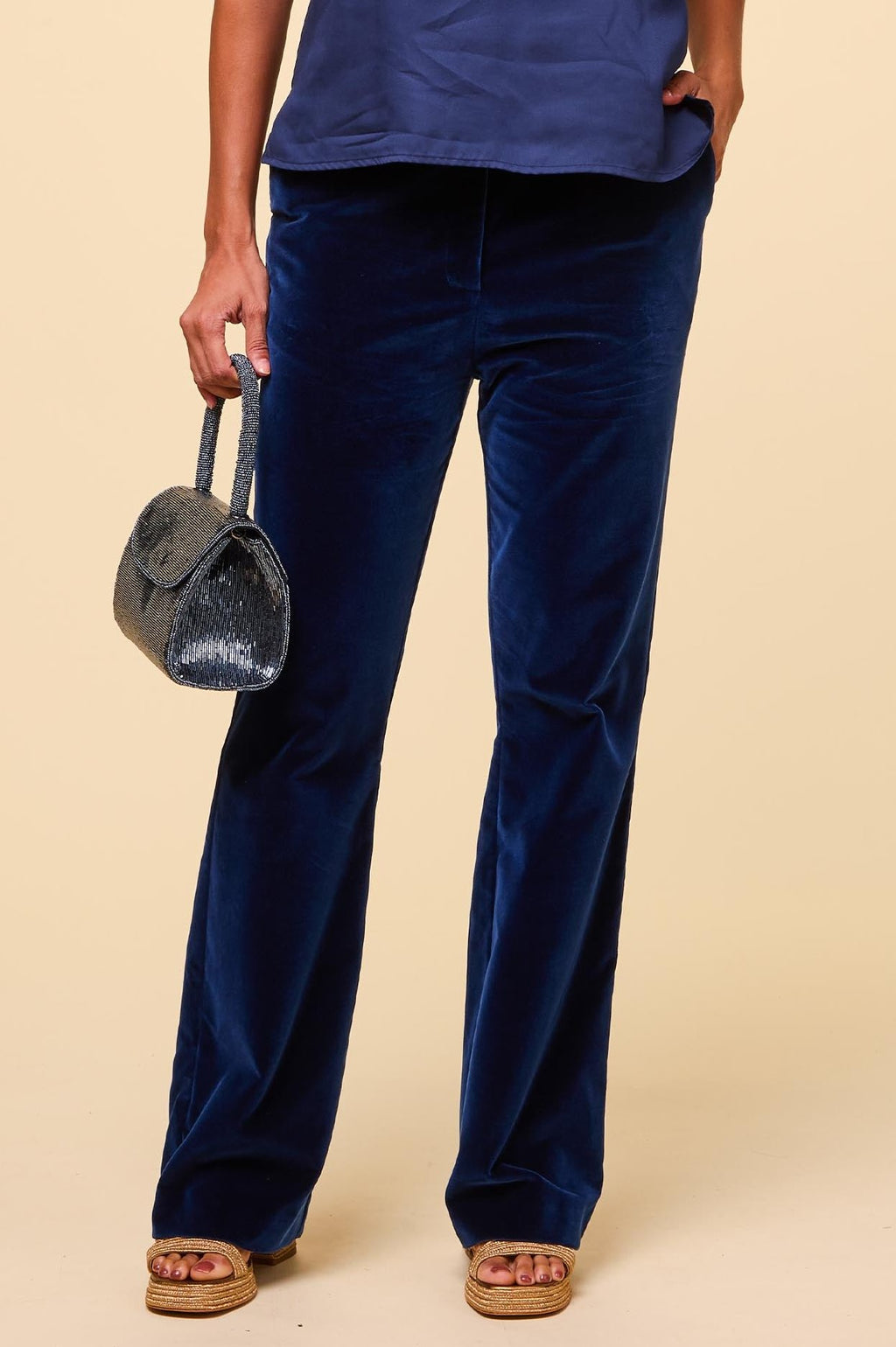 Velvet Trouser Midnight