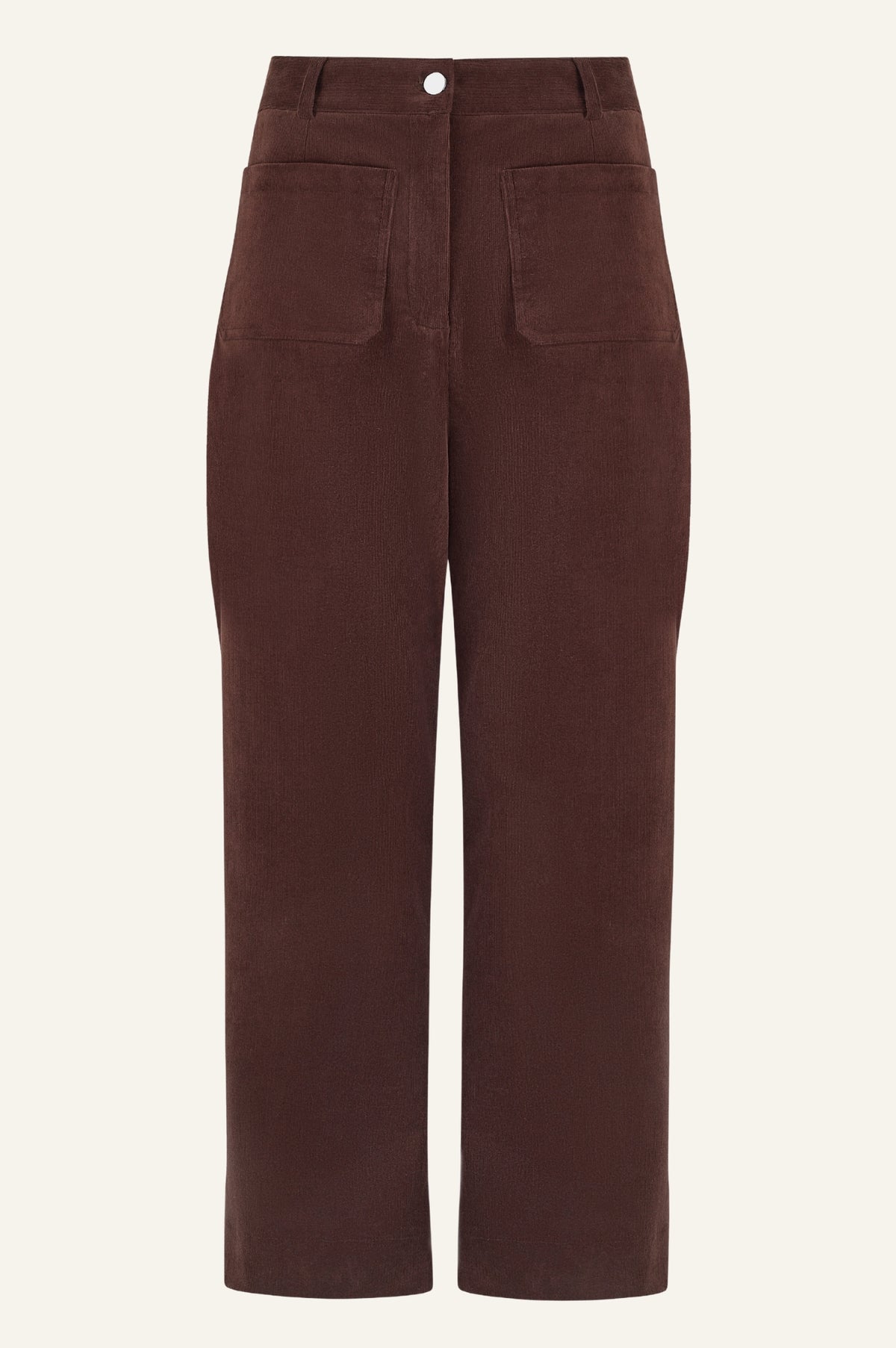 Aspiga Ladies Sustainable Kendal Cropped Cotton Corduroy Trousers