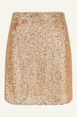 Daria Sequin Mini Skirt | Champagne
