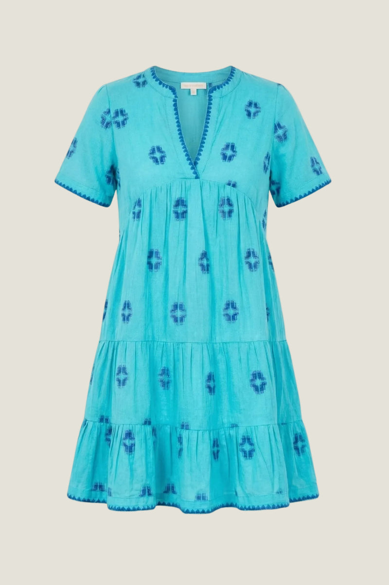 Aspiga Sustainable Womens India Embroidered Dress Summer Holiday