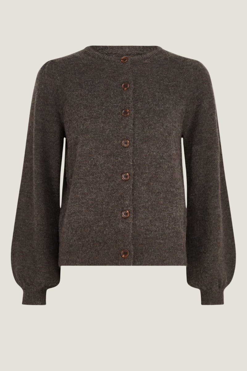 Alpaca Cardigan & Corduroy Skirt