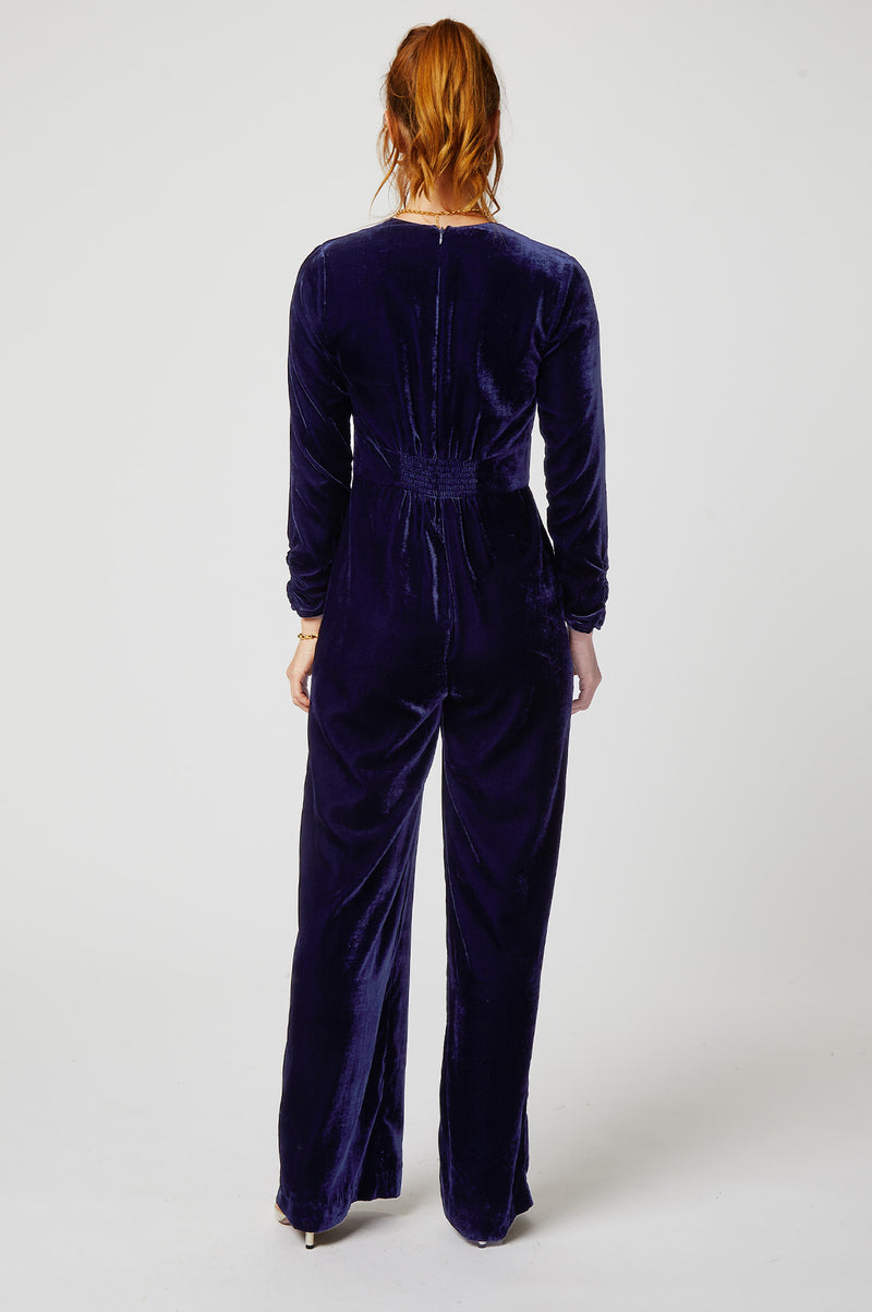 Claudia Velvet jumpsuit