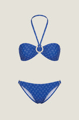 Recycled Bandeau Bikini | Cobalt