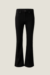 PIESZAK Marija Mid Rise & Flare Leg Jeans | Black - Aspiga