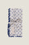 Block Print Christmas Napkins | Blue/White