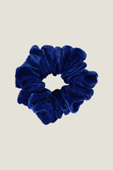 Velvet Scrunchie | Azure Blue