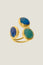 Three stone blue and greens | Blue Tones