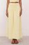 Brady Organic Cotton Cheesecloth Skirt | Soft Yellow