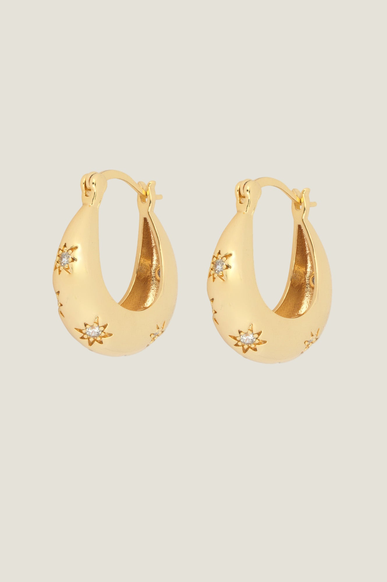 Cara Hoop Earrings | Gold