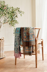 OMBRE Paisley Print square scarf | Multicoloured