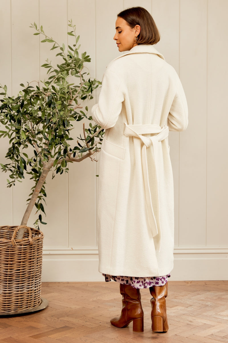 Wool Coat | Cream
