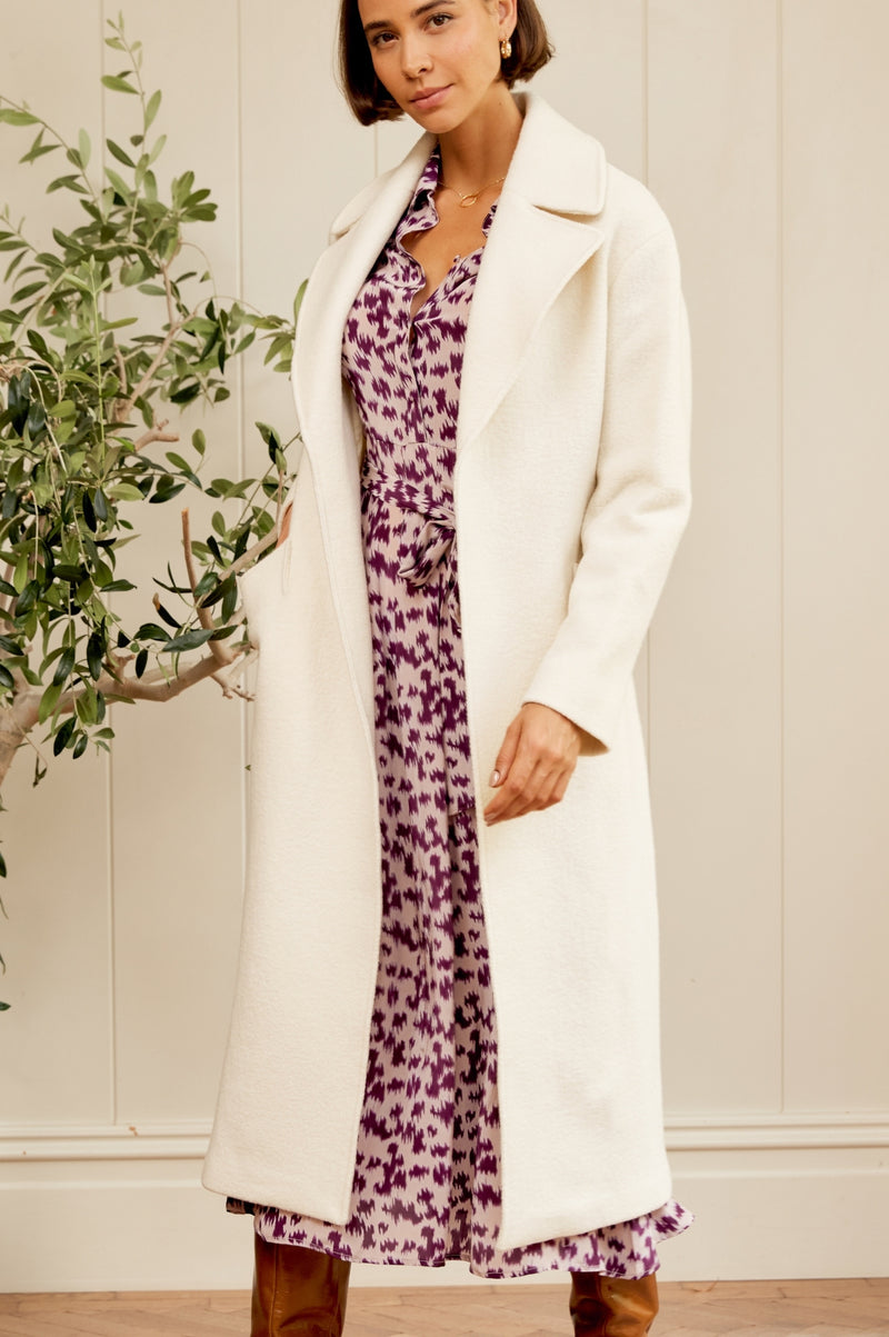 Wool Coat | Cream
