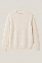 Merino Wool Crew Neck Jumper | Ivory