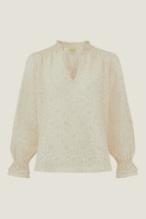 Amelie Lace Blouse | Ivory