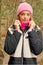 ROBERT MACKIE Rona Rib Knit Hat | Pink