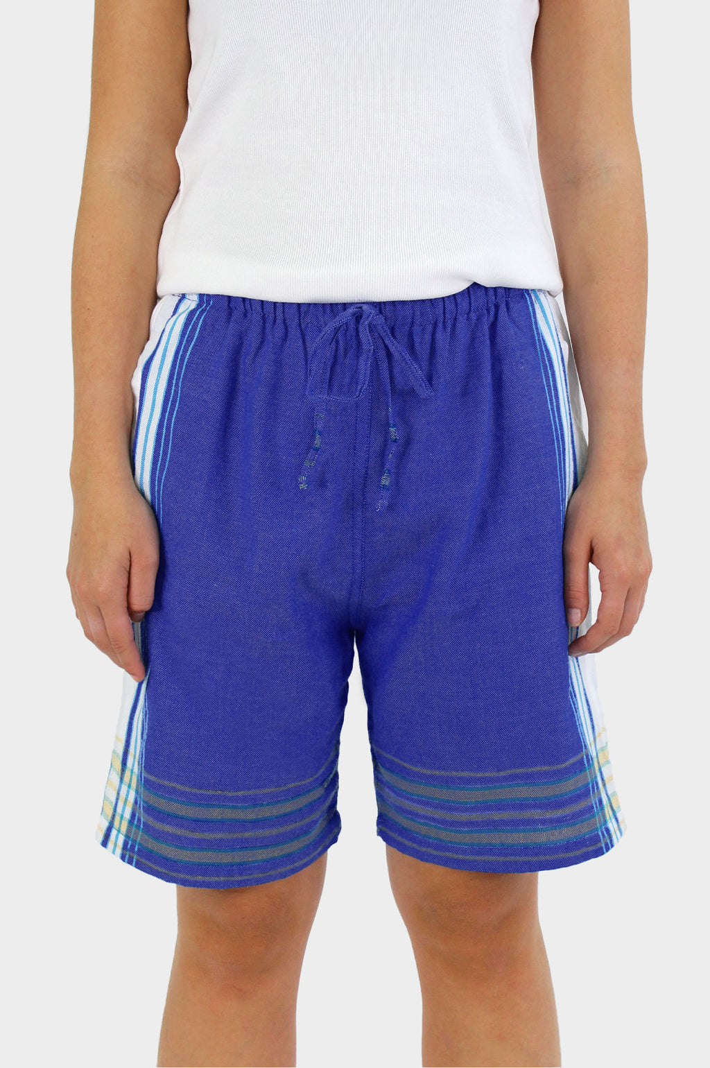 Kikoy Shorts Cobalt Blue Blue