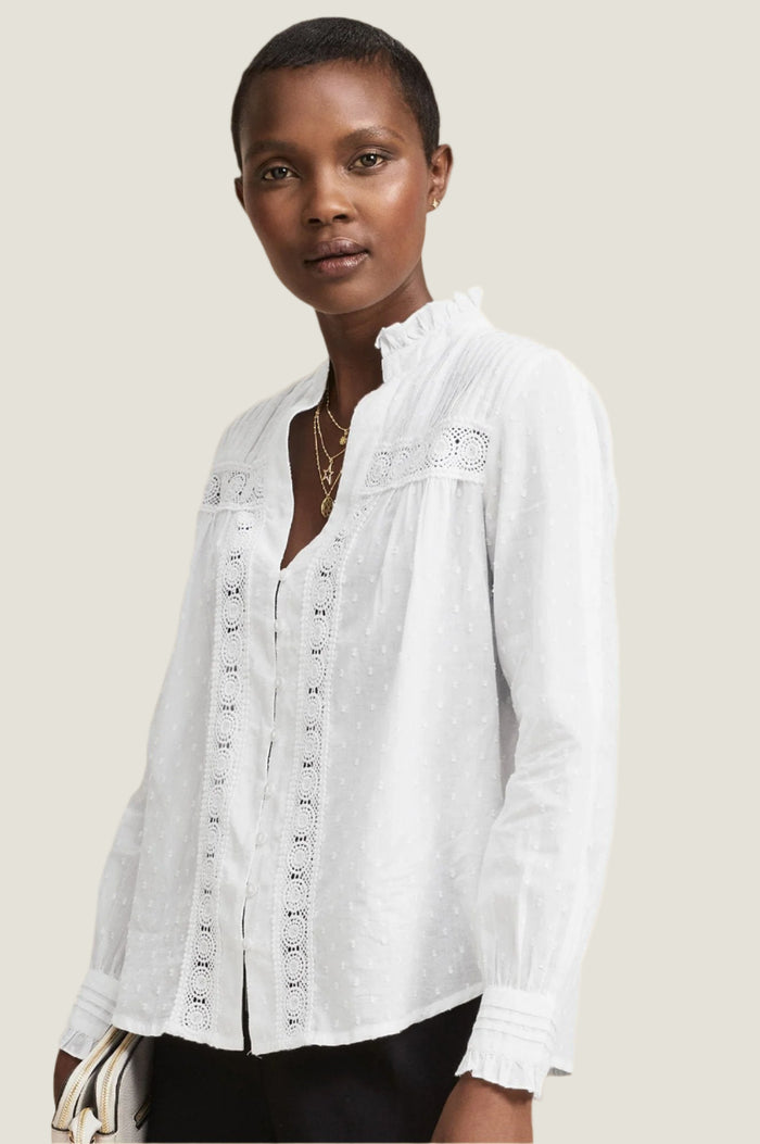 aspiga Carrie Organic Cotton Dobby Blouse