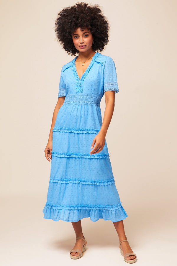 Viola Dress | Marina Blue