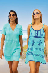 Roxy Kaftan | Turquoise - Aspiga