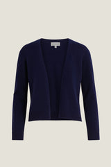 Merino Wool Edge To Edge Cardigan | Navy