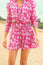 Emani Organic Cotton Skirt | Dianthus Pink/White