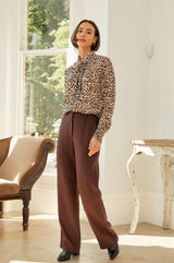 Ffion Blouse | Leopard Print