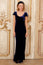 Lilah Velvet Maxi Dress | Navy
