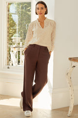 Amelie Lace Blouse | Ivory