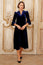 Astrid Velvet Dress | Navy