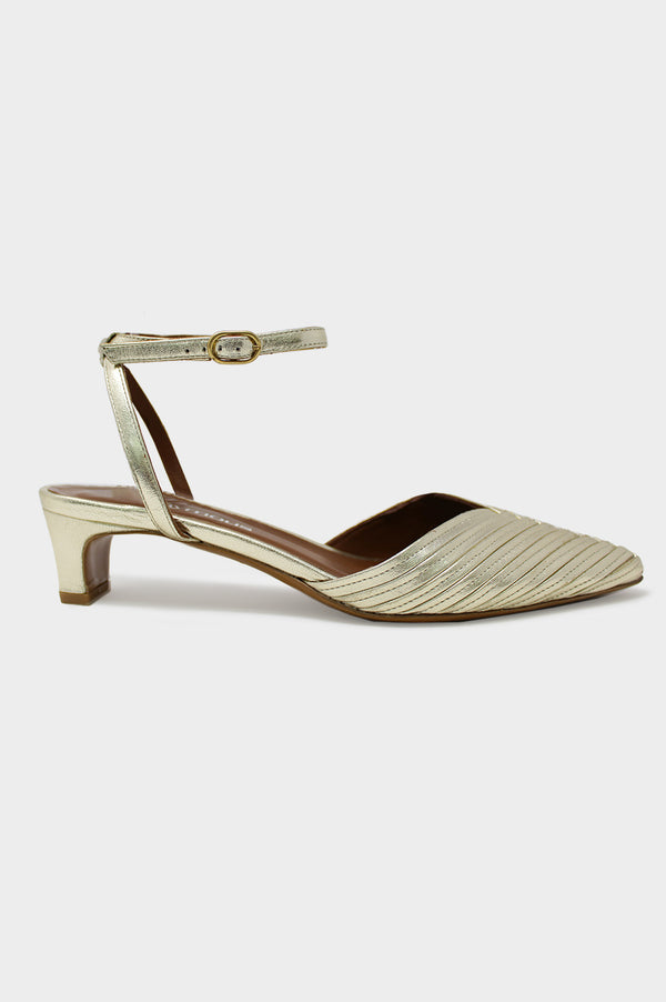 Givia Low Heel | Champagne