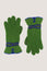 SANTACANA Touchscreen Wool & Cashmere Blend Gloves | Green/Navy
