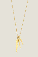 Gone Fishing Charm Necklace | Gold